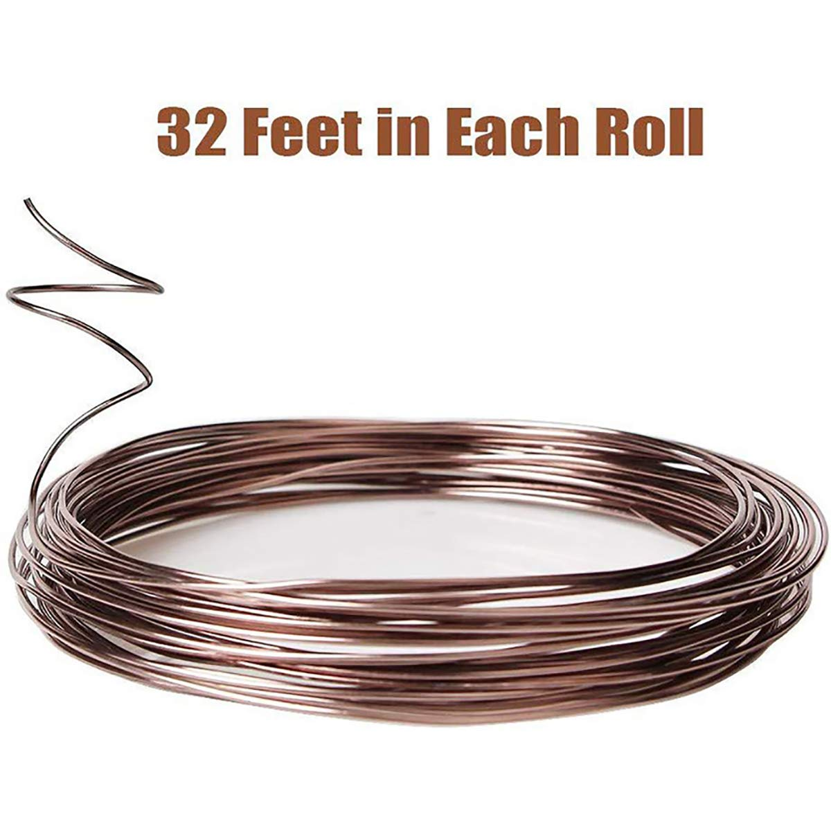 Sagasave Bonsai Wire Set with Flower Pot Hole Mesh Pad, Copper Bonsai Training Wire for Bonsai Tree Kit 20 Plastic Mesh Mat Bronze image number 2