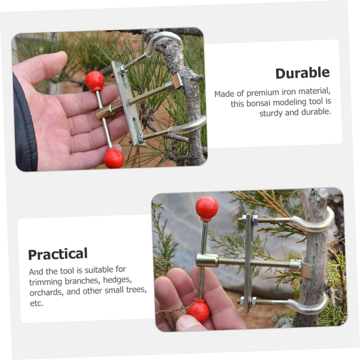 Bonsai Branch Bender and Trunk Regulator Gardening Tool for Outdoor Bonsai Care with Ergonomic Handle, Sturdy Metal Construction, Suitable for Precise Tree Branch Shaping image number 3