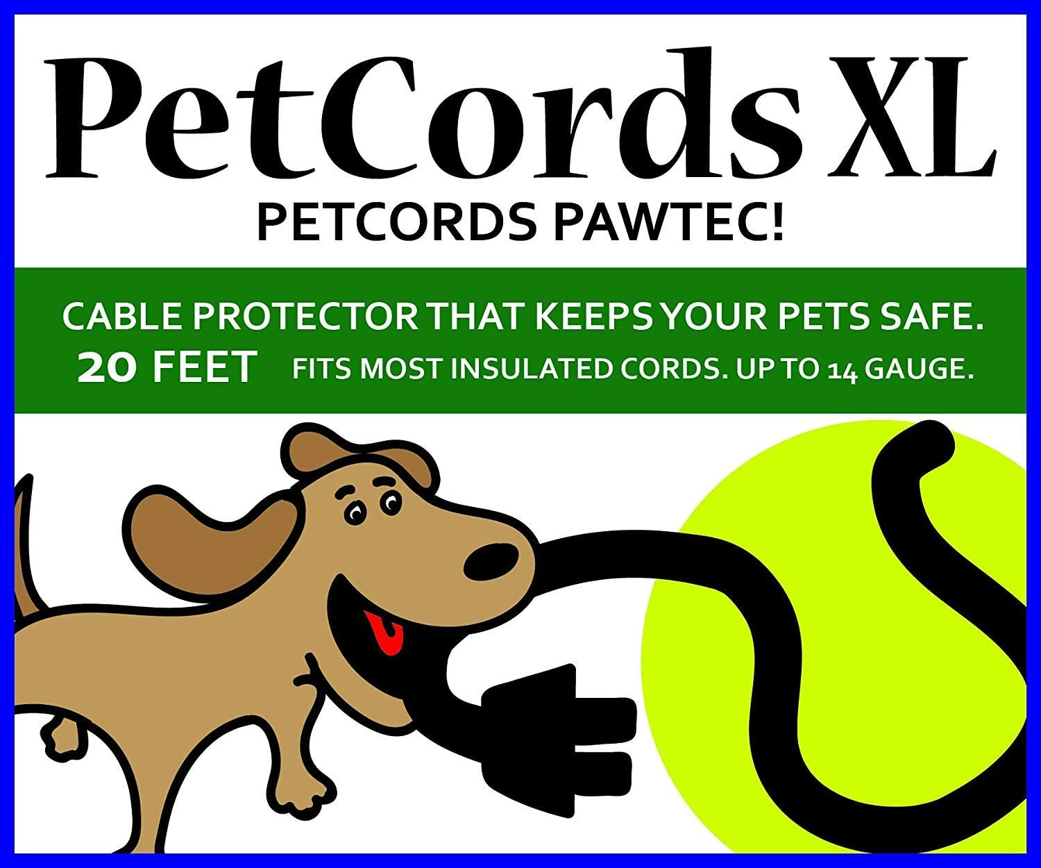 PETCORDS Dog and Cat Cord Protector- Protects Your Pets and Critters from Chewing through Cables up to 20Ft XL- Unscented Odorless image number 4