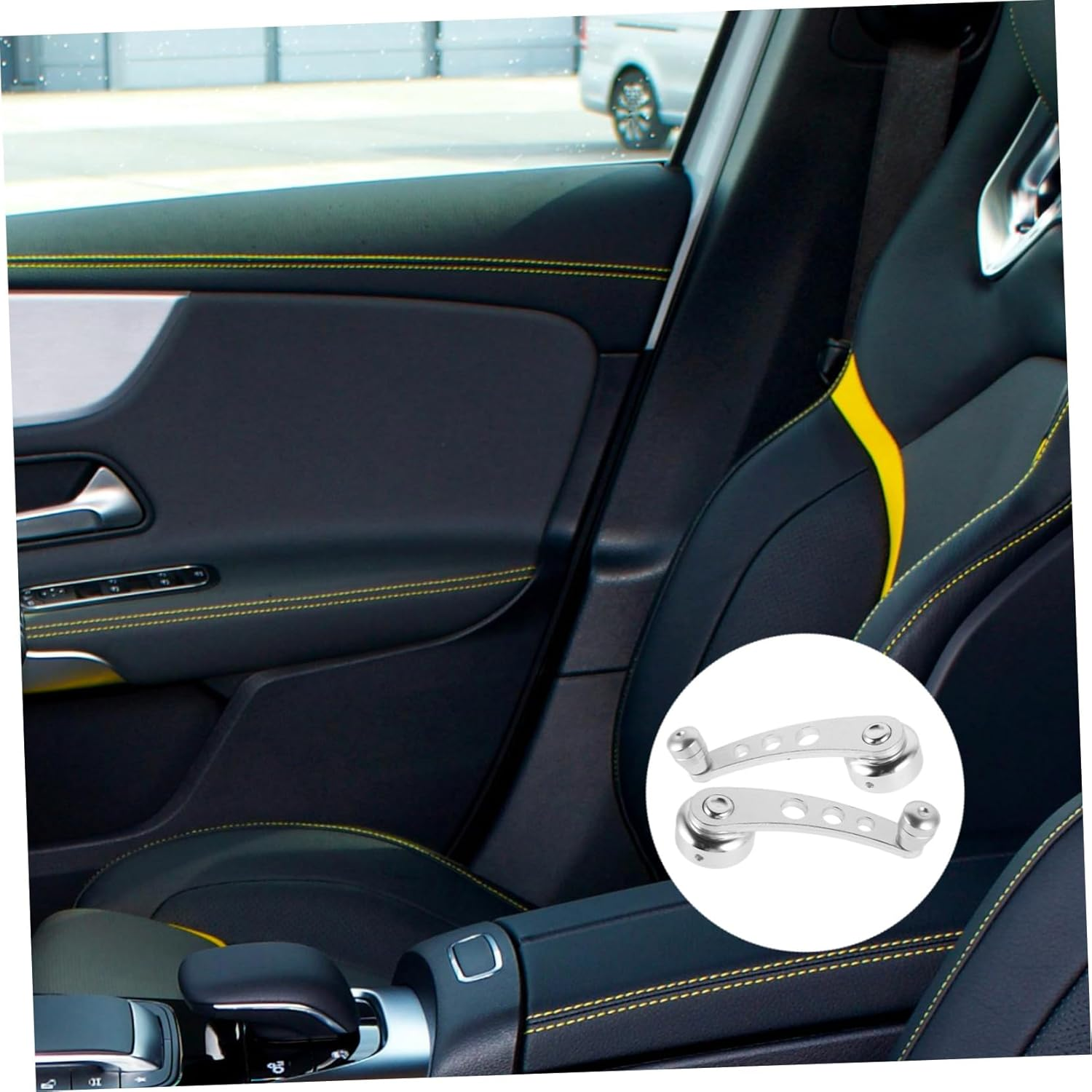 4Pcs Car Window Handle Replacement Window Crank Handle Easy to Install image number 3