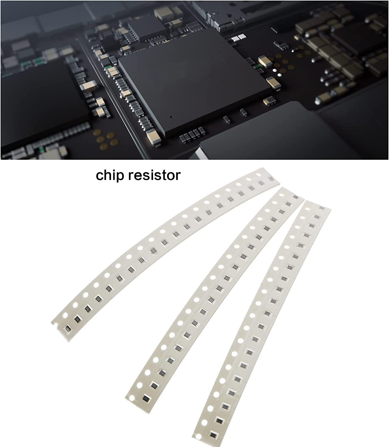 Emsea 660Pcs 33 Values SMD 0805 Resistor Kit SMD Chip Fixed Resistor Assortment Set 0805 1% 0.05W Resistors Assorted DIY Resistor Kit for Repair Tvs LCD Monitors Radios image number 4