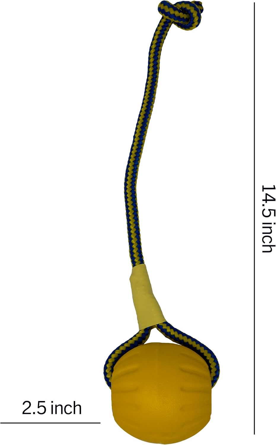 Starmark Swing and Fling Fetch Ball, Medium Yellow (Pack of 1) image number 5