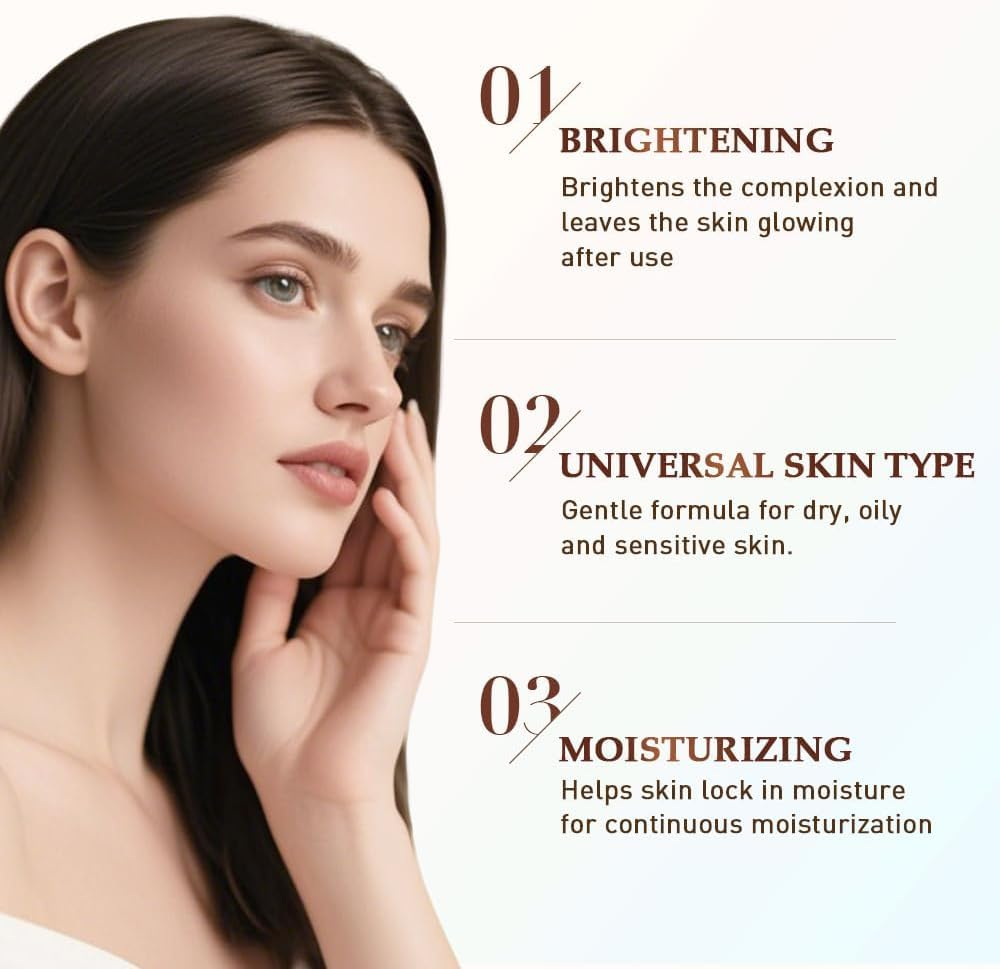 Black and White Rice Exfoliant, Rice Exfoliating Peeling Solution, Glowing Skin Smooth Texture and Pore Cleansing Facial Exfoliant, for All Skin Types,100Ml (White-2Pc) - White-2Pc image number 1