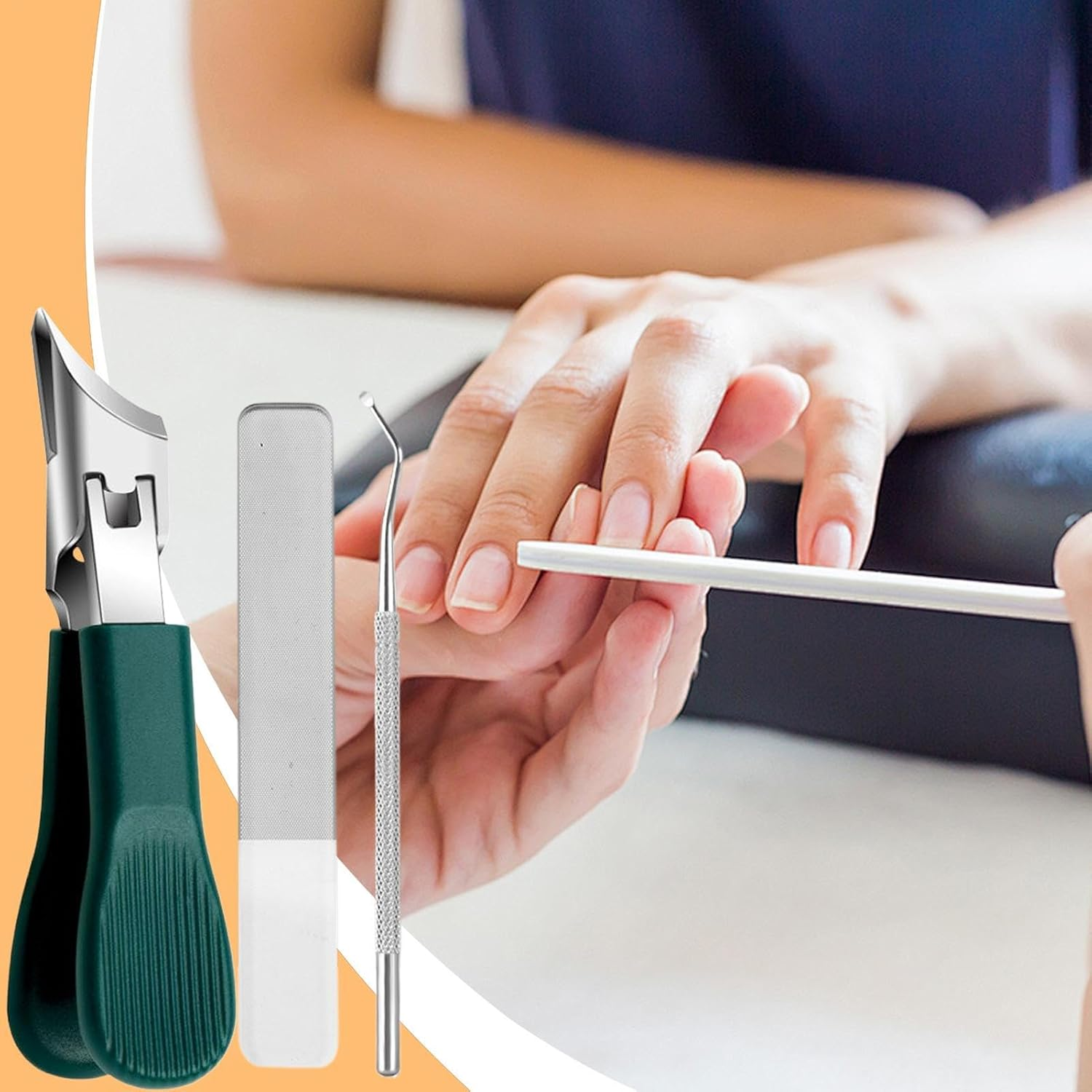 Nail Cutter,Eagle Beak Fingernail Toenail Clippers | Wide Jaw Opening Tool with Non-Slip Grip for Men Adults Elderly Manicure Pedicure Use image number 2