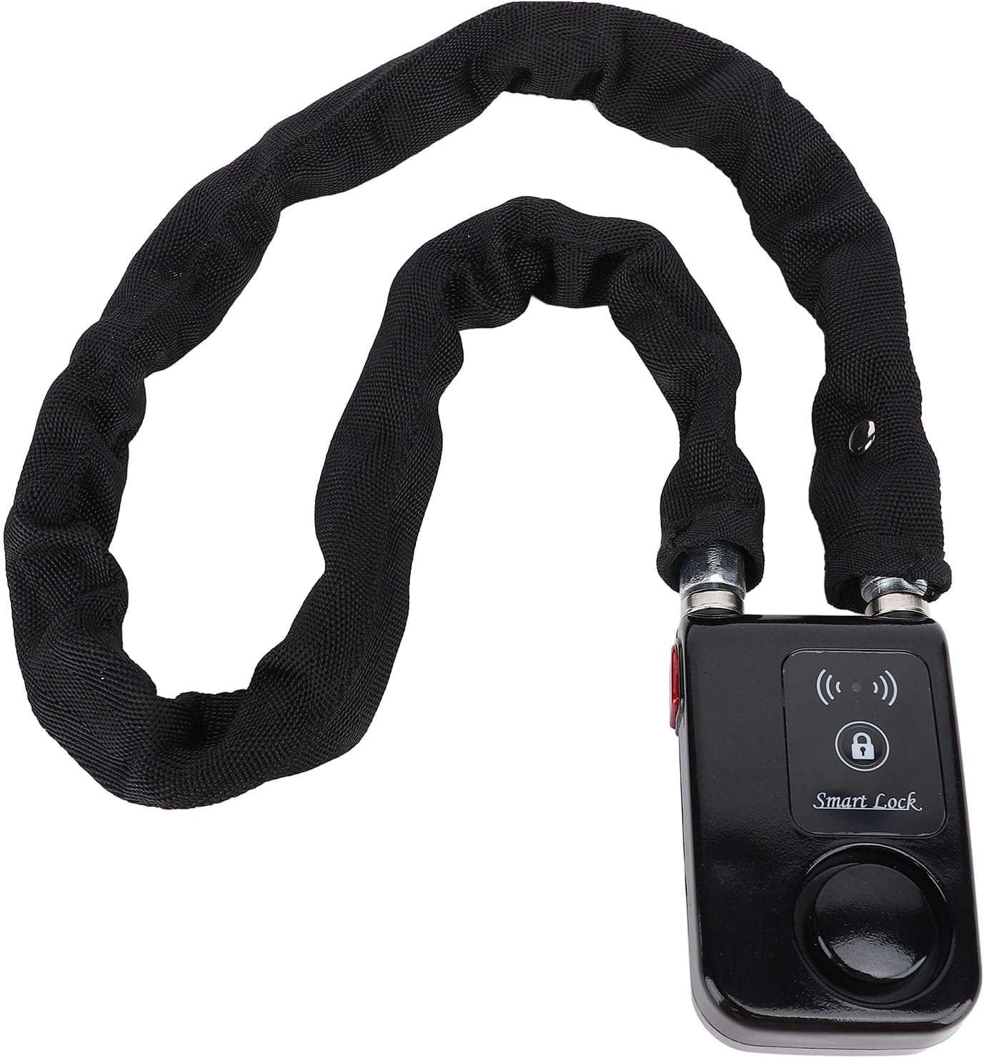 Bluetooth Chain Lock, APP Control Bike Lock with Vibration Alarm Function, Waterproof Keyless Lock, Anti-Theft, Smart Chain Lock for Bike, Motorcycle, Door & Gate (Blue)