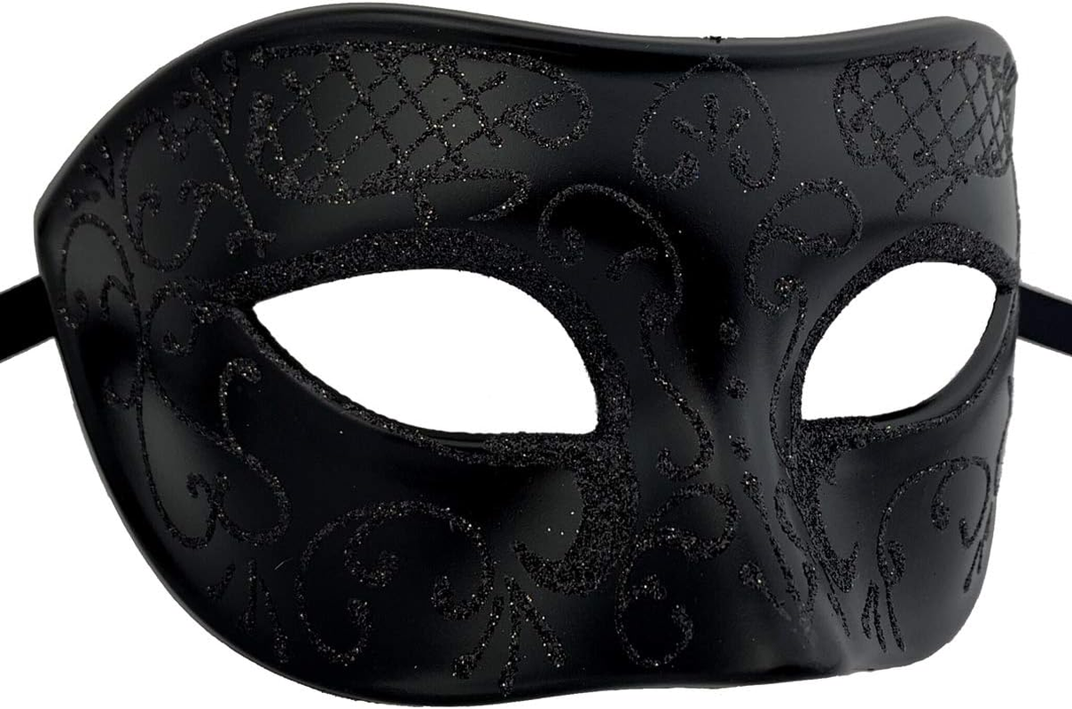 Couples Pair Mardi Gras Venetian Masquerade Masks Set Party Costume Accessory