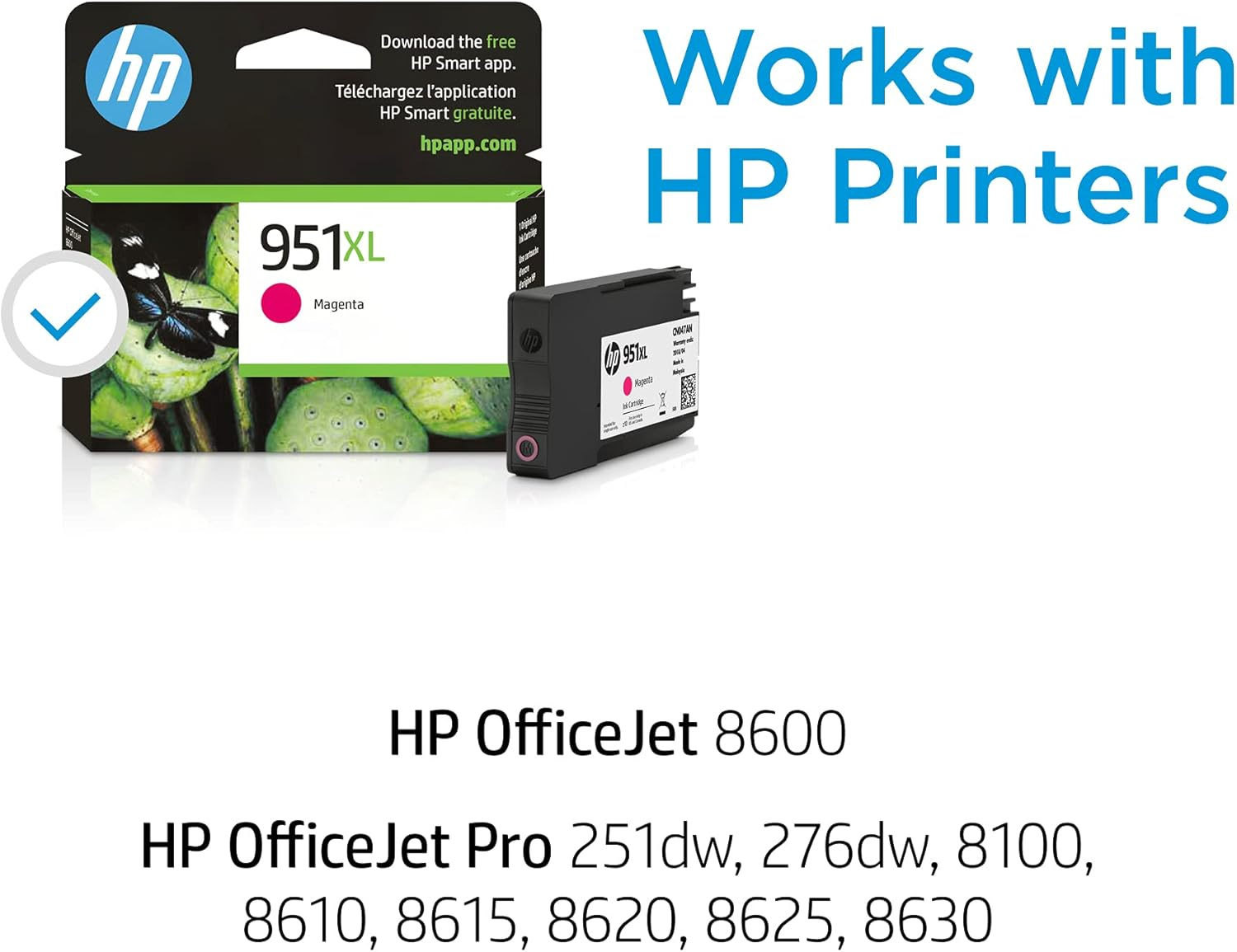 HP 951XL Magenta High Yield Original Ink Cartridge (CN047AN)