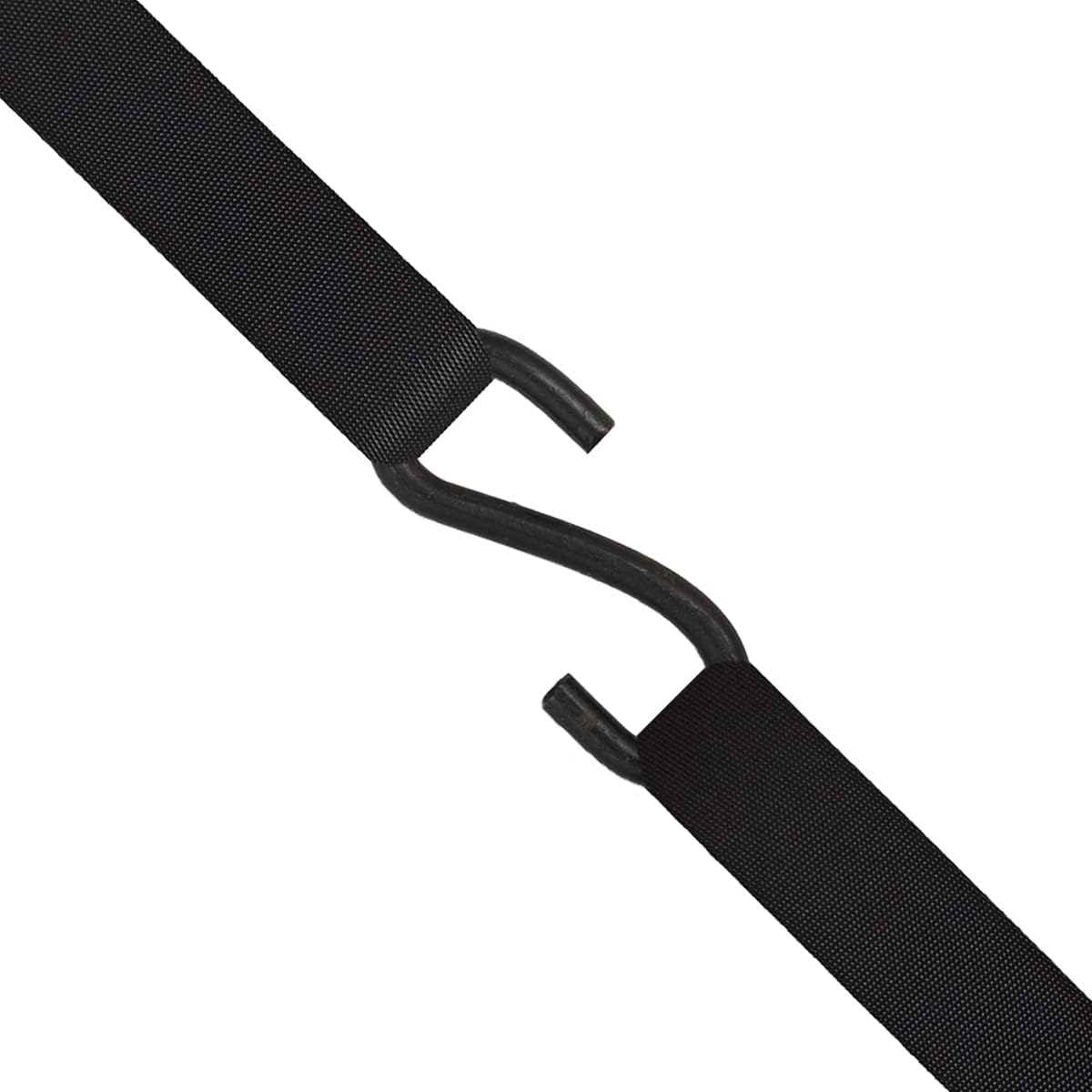 Black Soft Loop Tie down Straps (6 Pack) 4500Lbs Breaking Strength and 1500Lbs Load Capacity, 12 * 1In Heavy Duty Tie down Loops for Securing ATV UTV Motorcycles Scooters Dirt Bikes Lawn Equipment image number 2