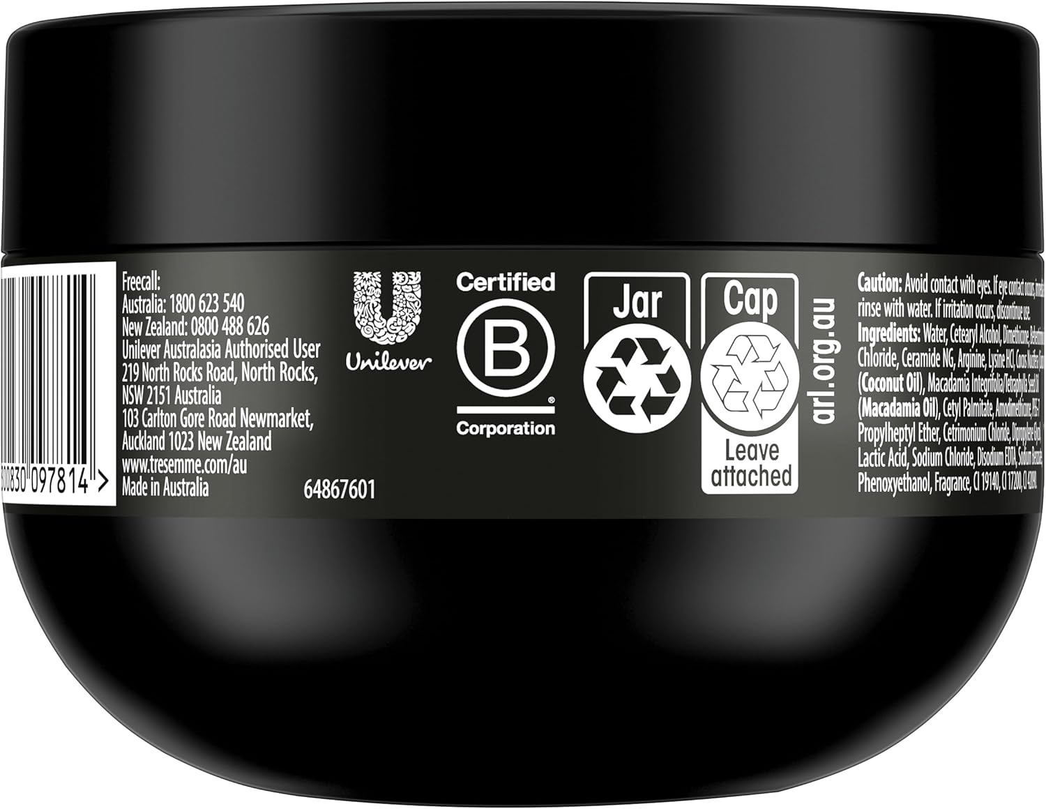 Tresemme Lamellar Shine Instant Shine Hair Mask 270 Ml image number 1