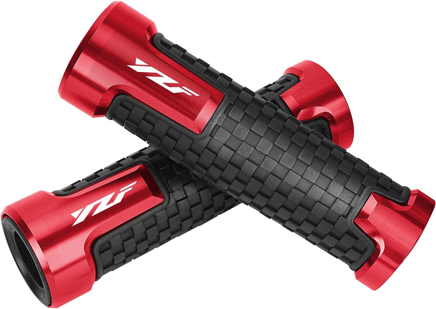 Motorcycle Grips 7/8" 22Mm Universal Non Slip Handlebar Grips for Yamaha YZF R1 R3 R6 R15 R25 R125 600R - Blue image number 6