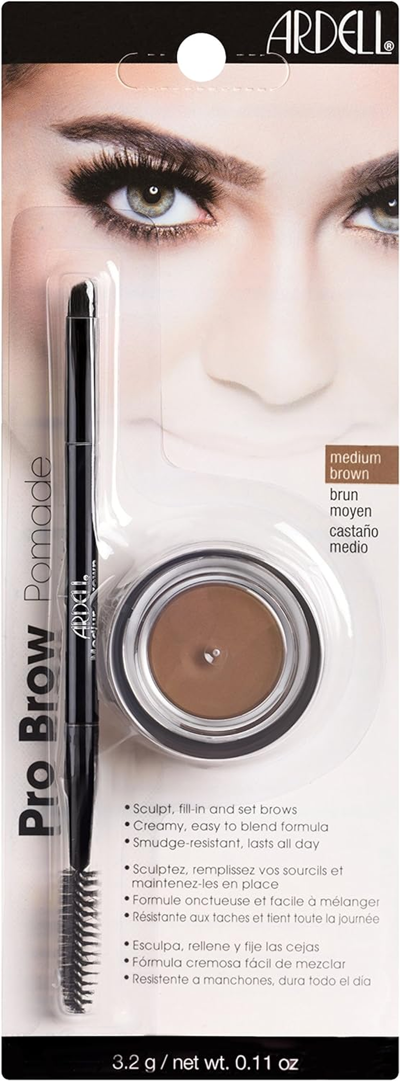 Ardell Brow Pomade Medium Brown (68272) image number 6