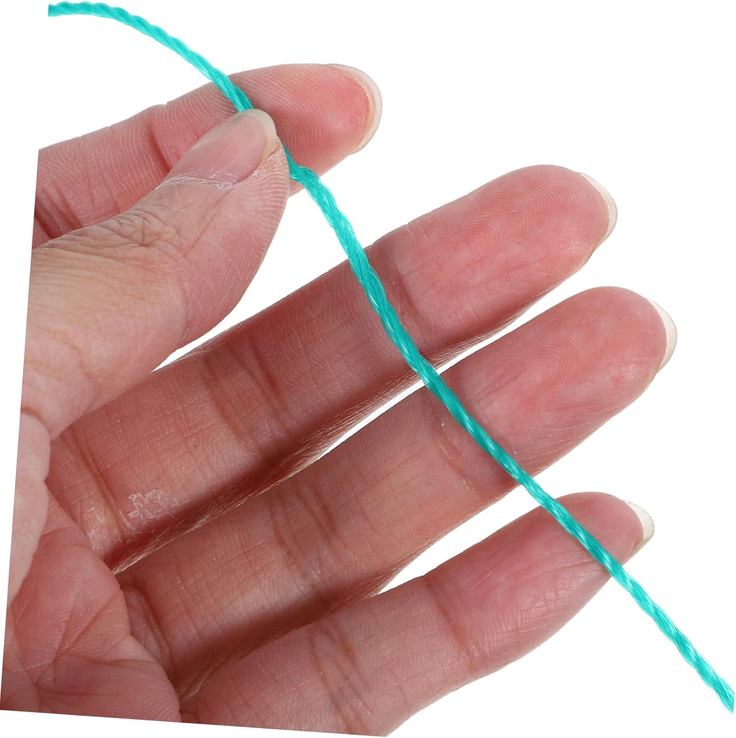 Garden Twine String for Climbing Plants Green Polyethylene Nylon Rope 18-Strand Roll Sturdy Gardening String for Vine Support and Plant Binding image number 3