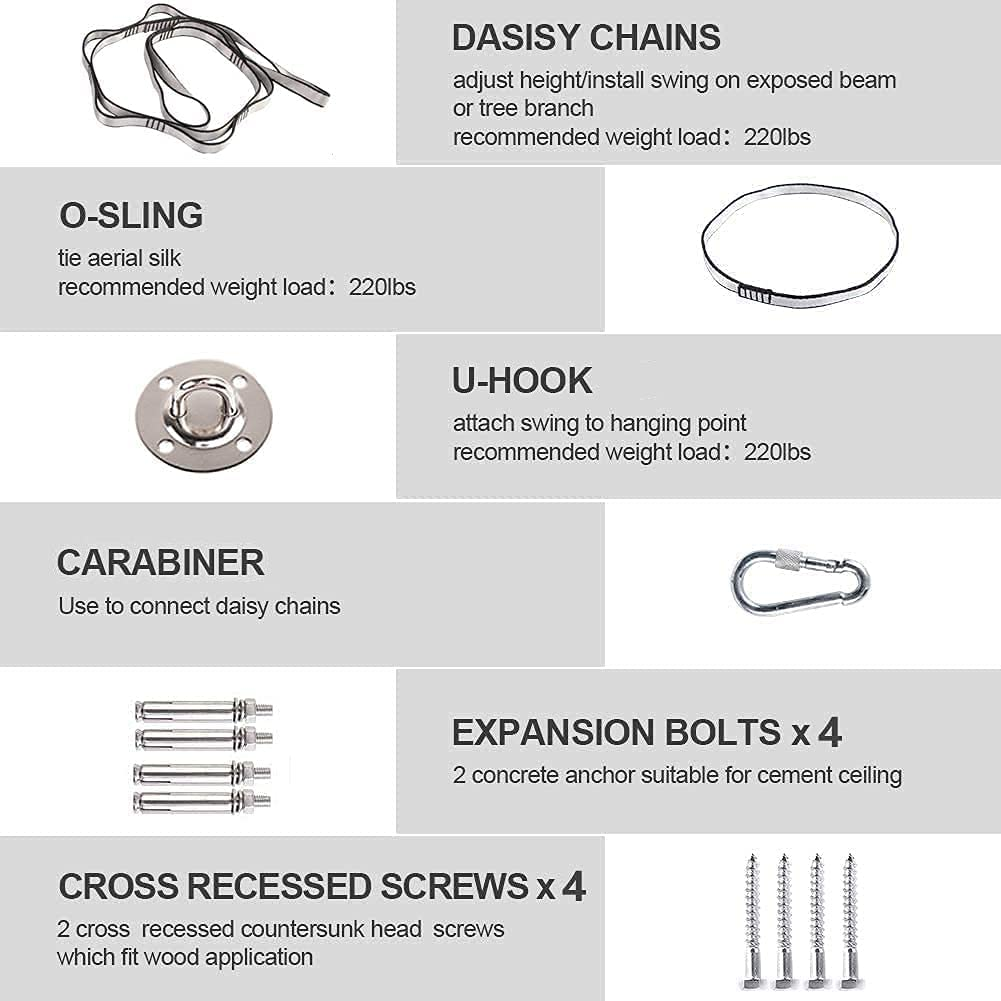 Sensory Swing for Kids with Special Needs (Hardware Included) Therapy Swing Cuddle Swing Indoor Outdoor Kids Swing Hammock for Child & Adult with Autism, ADHD, Aspergers, Sensory Integration image number 3