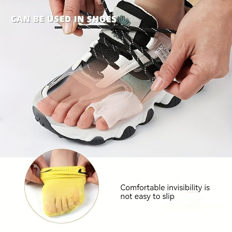 Pinky Toe Separators, Little Toe Spacers, 6 Pieces Small Toe Separators for Overlapping Toes Relieve Pain from Friction and Pressure Foot Care Tool image number 4