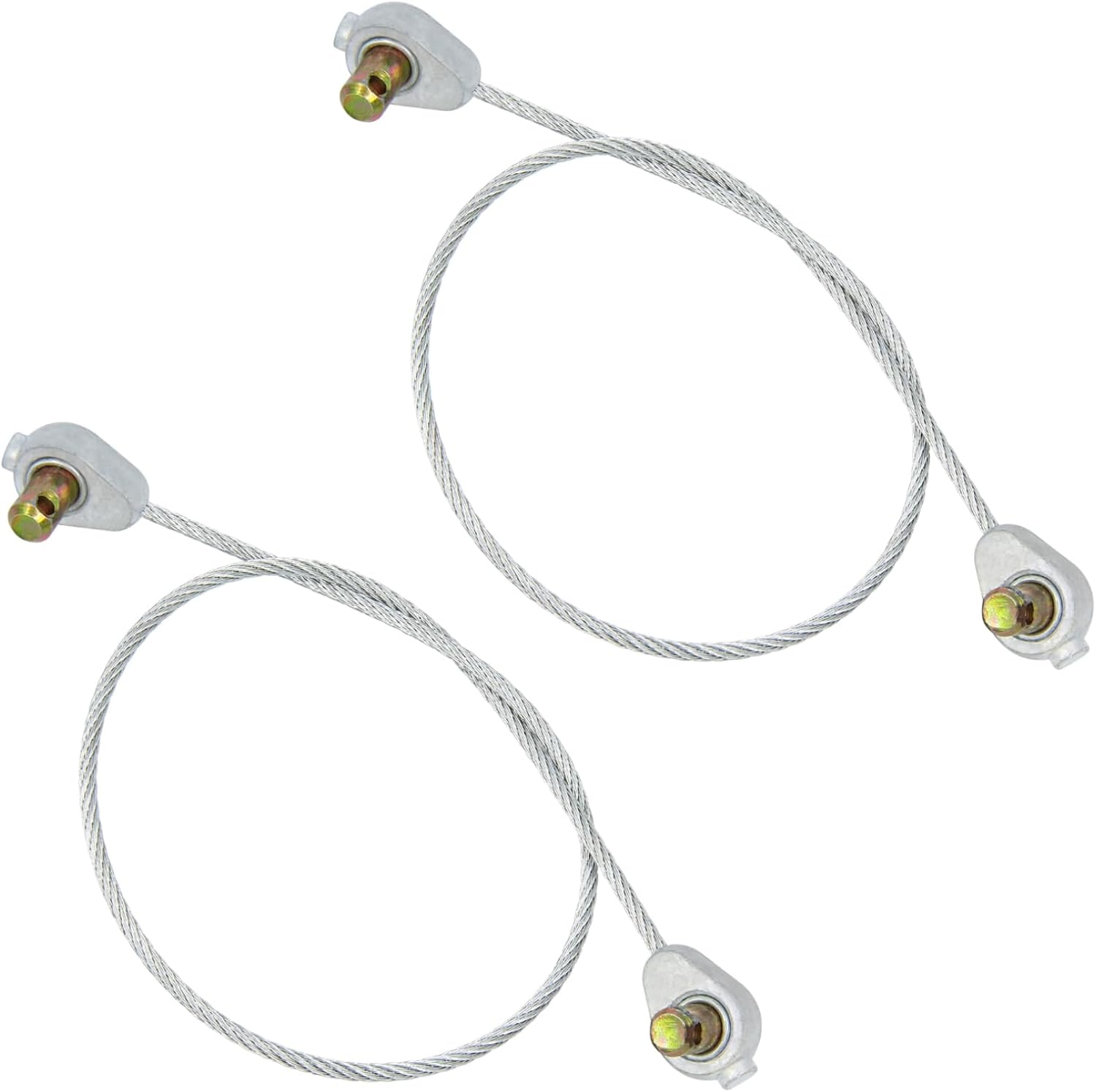 746-0968 946-0968 Deck Lift Cable Fits MTD Cub Cadet Craftsman Troy-Bilt Ryobi Yard Machines Yard-Man Lawn Mower Tractor, Cable Length 16" (2 Pack) image number 1