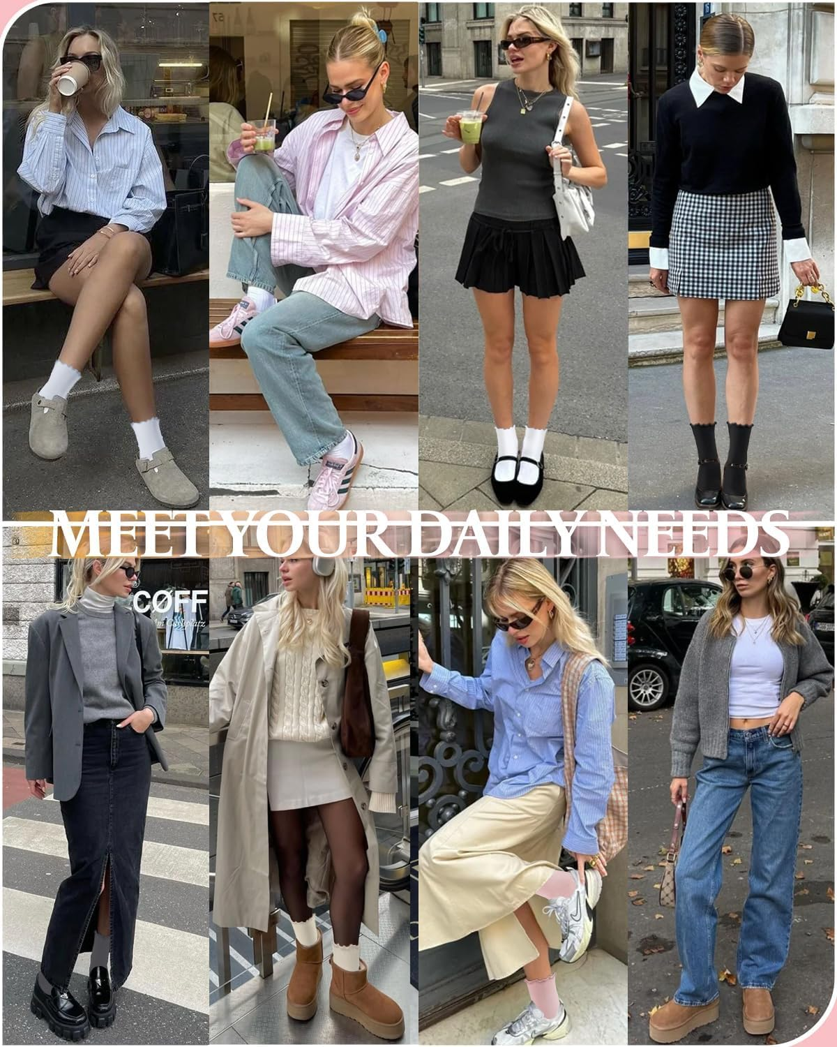 ZANZER Pilates Women'S Yoga Socks with Non-Slip Grip, Ruffle Swivel Cuff & Crew Design - Anti-Skid Workout Socks image number 4