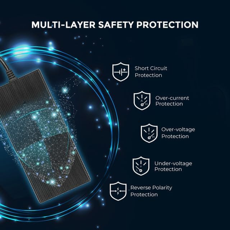 Renogy 20A 240V Ac-To-Dc Lifepo4 Lithium Iron Portable Battery Charger image number 6