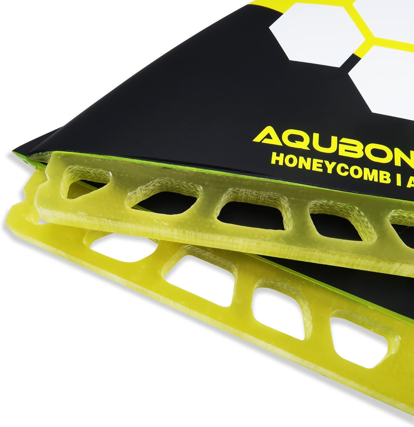 AQUBONA Dual Tab II AM FINS Surfboard Fiberglass Fins for Surfing with Fin Pocket, Fin Wrench, Multi-Colour (Small, Medium, Large) - Blue image number 6