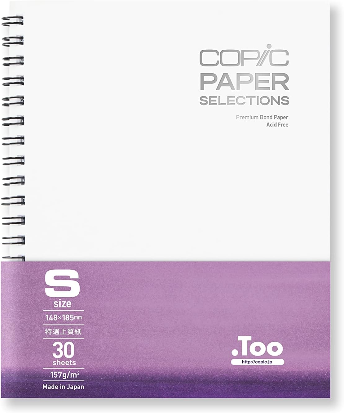 Copic Wire-Bound Sketchbook S, 5" X 7", Premium Bond Paper (157Gsm), 30 Sheets, White image number 3