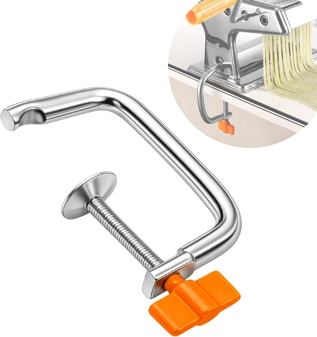 Gekufa Pasta Machine Clamp Pasta Maker Replacement Clamp Fits Most Brands Compatible with Atlas Marcato image number 2