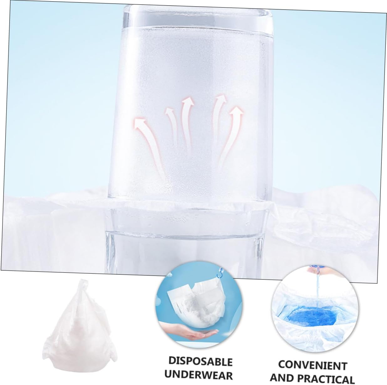 FRCOLOR 3Pcs Maternity Sanitary Pads for Women Postpartum Lochia Panty Ultra Pads Metering Sanitary Napkins for Maternal Use image number 2