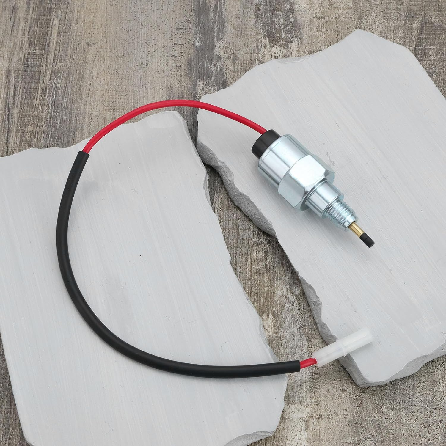 SING F LTD 1PC Carburetor Fuel Shut off Solenoid Compatible with Briggs Stratton OE 692094 807664 FSL90-0009 B1692094 BS-692094-D1 6 92094 BC Wire Length 25Cm Fuel Shut-Off Actuator image number 6