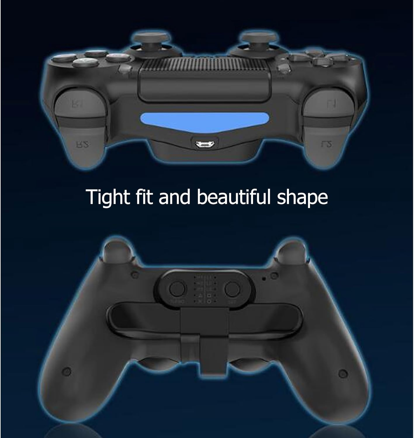 Controller Paddles for Controller,Multifunction Ergonomic 10 Key Mappings Back,Professional Controller Paddles Button Attachment for Controller image number 2