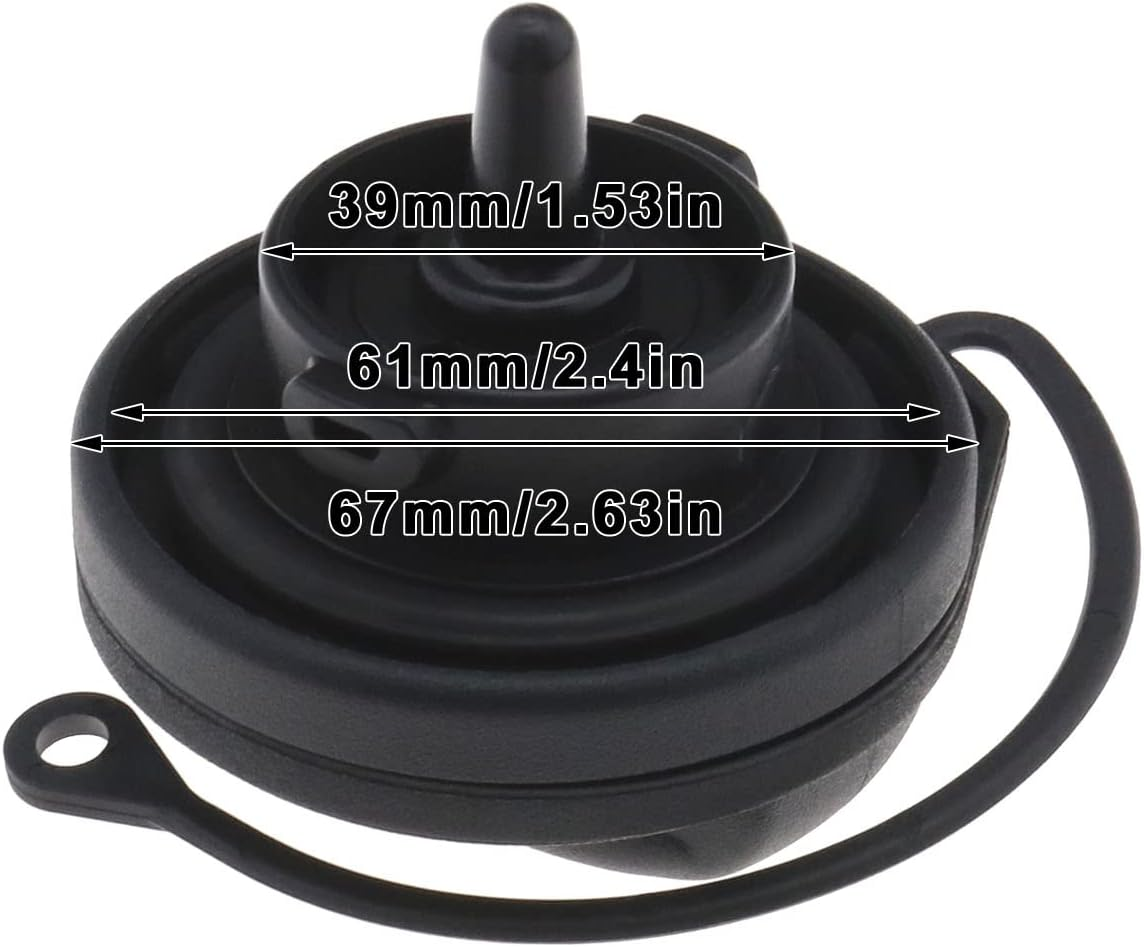 Ecsing Car Fuel Tank Cap 8K0201550A 8K0201550F 8K0201550N Compatible with A4 S4 A4 Allroad A5 S5 A8 S8 Q5 RS4 Fuel Filler Cap Cover image number 5