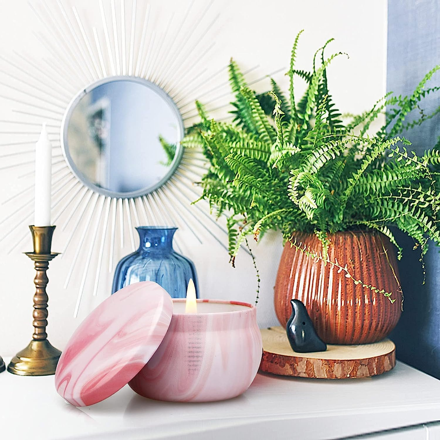 Scented Candles,Natural Soy Wax Candles Set,Candles Gifts for Women, Perfect for Birthday,Valentine'S Day,& Everyday Home Scent Gift Decoration (4/4.4Oz) image number 1