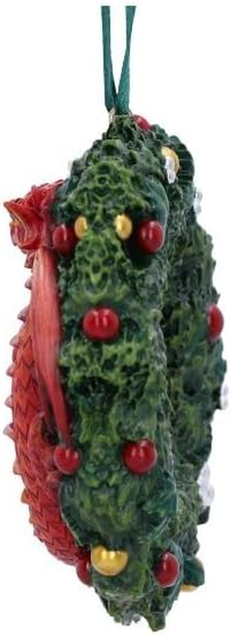 Nemesis Now Anne Stokes Sweet Tooth Dragon Hanging Ornament 9Cm, Resin, Red, Anne Stokes Merchandise, Sweet Tooth Dragon Hanging Christmas Decoration, Cast in the Finest Resin, Expertly Hand-Painted image number 5