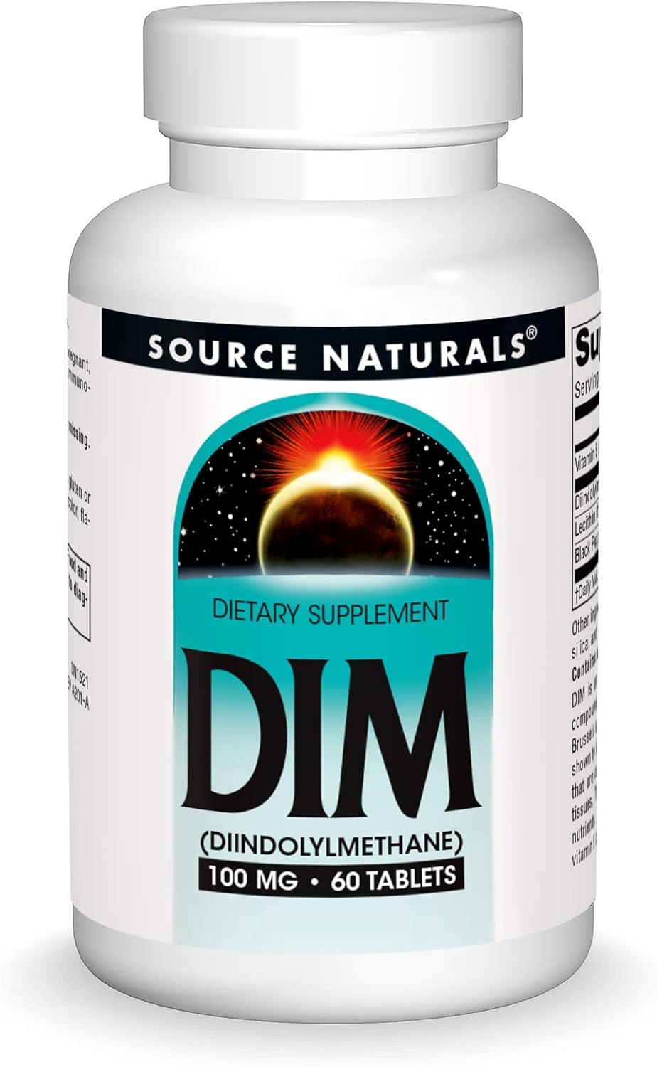 Source Naturals: DIM (Diindolylmethane) 100Mg, 60 Tabs image number 1
