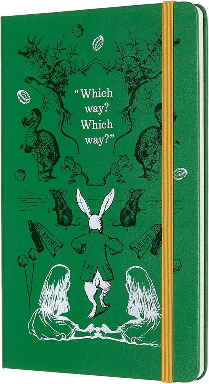 Moleskine - 2020 Limited Edition Alice in Wonderland Diary - Weekly Notebook - Pocket - Yellow image number 2