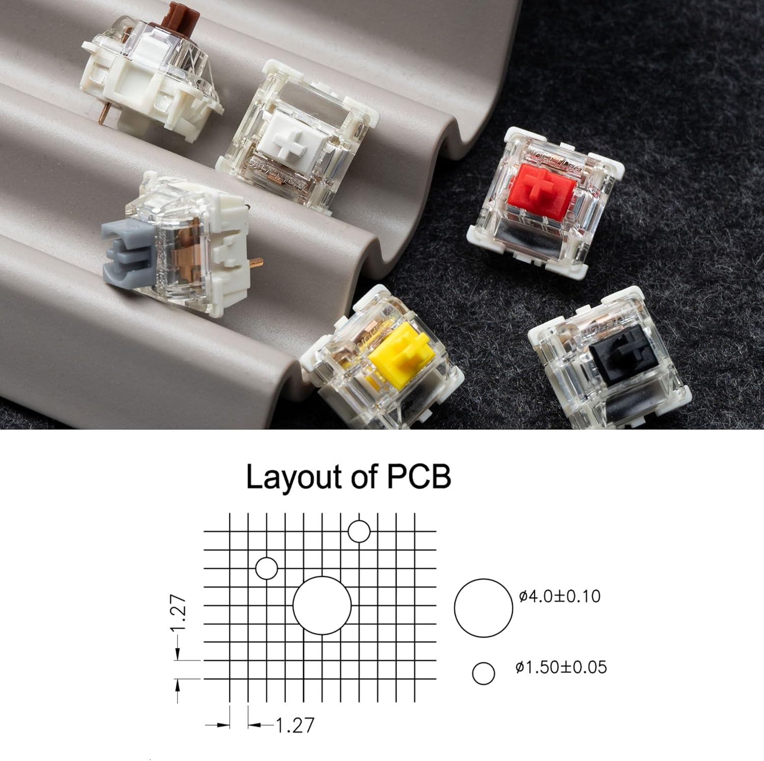 Keychron Gateron G Pro 3.0 Switch 110 Pcs/Set for Hot-Swappable Mechanical Keyboard (Red) image number 4