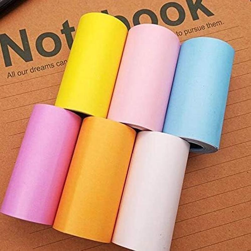Sm-Paperang P1 Thermal Paper 57X30- Mini Printer Paper- Film Photo Printer Paper 5 Rolls Pastable image number 2