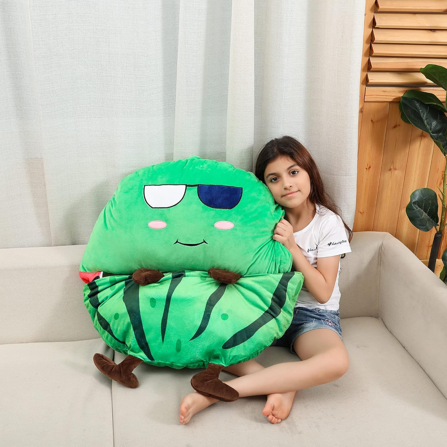 Kids Sleeping Bag with Pillow Toddler Fluffy Sherpa Winter Blanket Camping Sleeping Bags for Boys or Girls