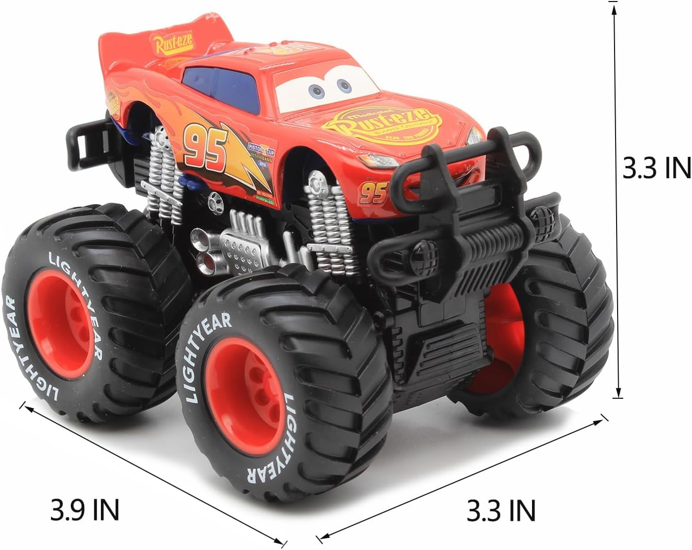 Car 3 Toys, Movie Car, Tow Mater Toys, Birthday Gifts for Kids (2 PCS) image number 1