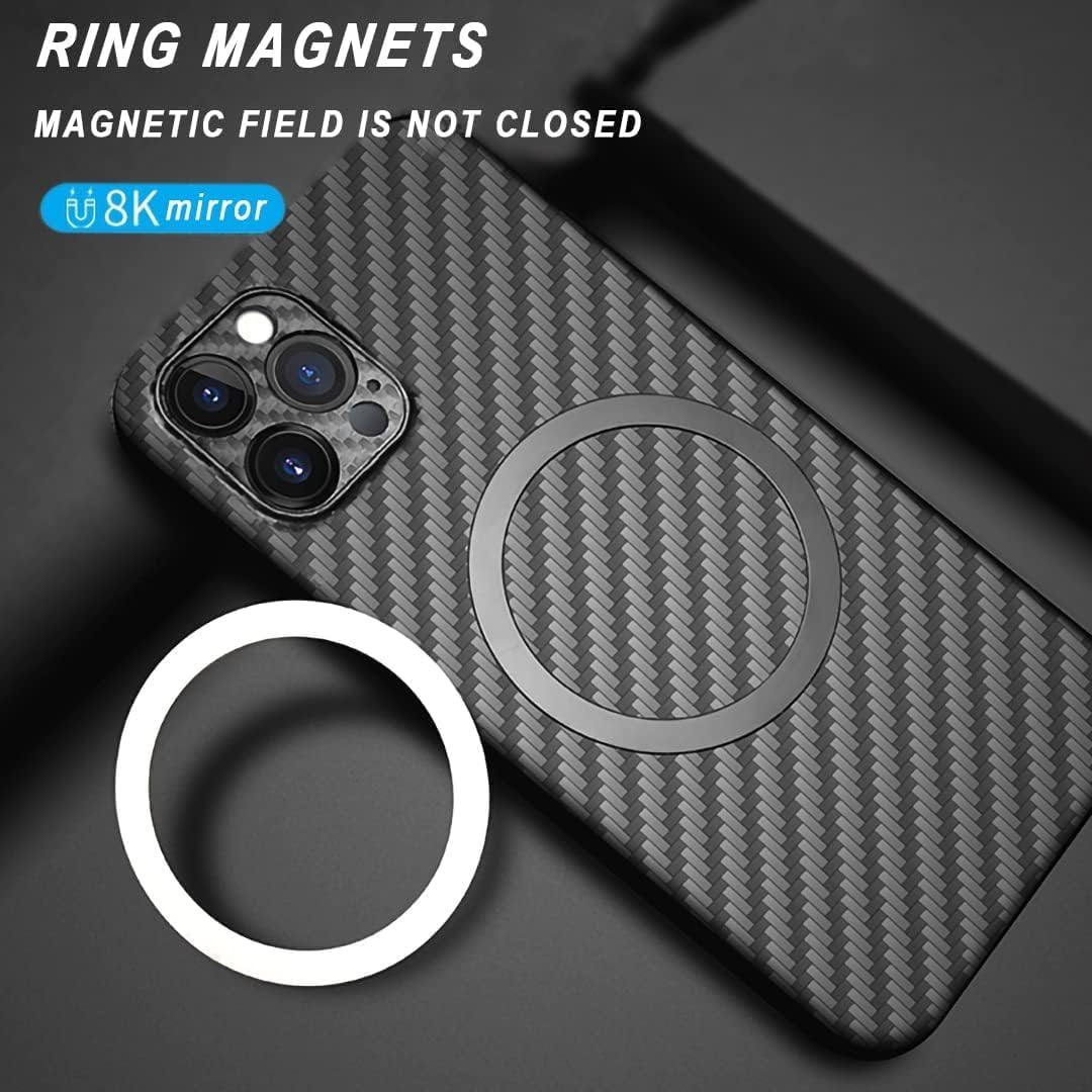 8 Pack Universal Metal Rings Sticker Compatible for Magsafe Magnetic Wireless Charger Iphone 15 14 13 12 Pro Mini Max Galaxy,(No Magnet) Ultra-Thin Car Charger Conversion Accessories,(Black,White)