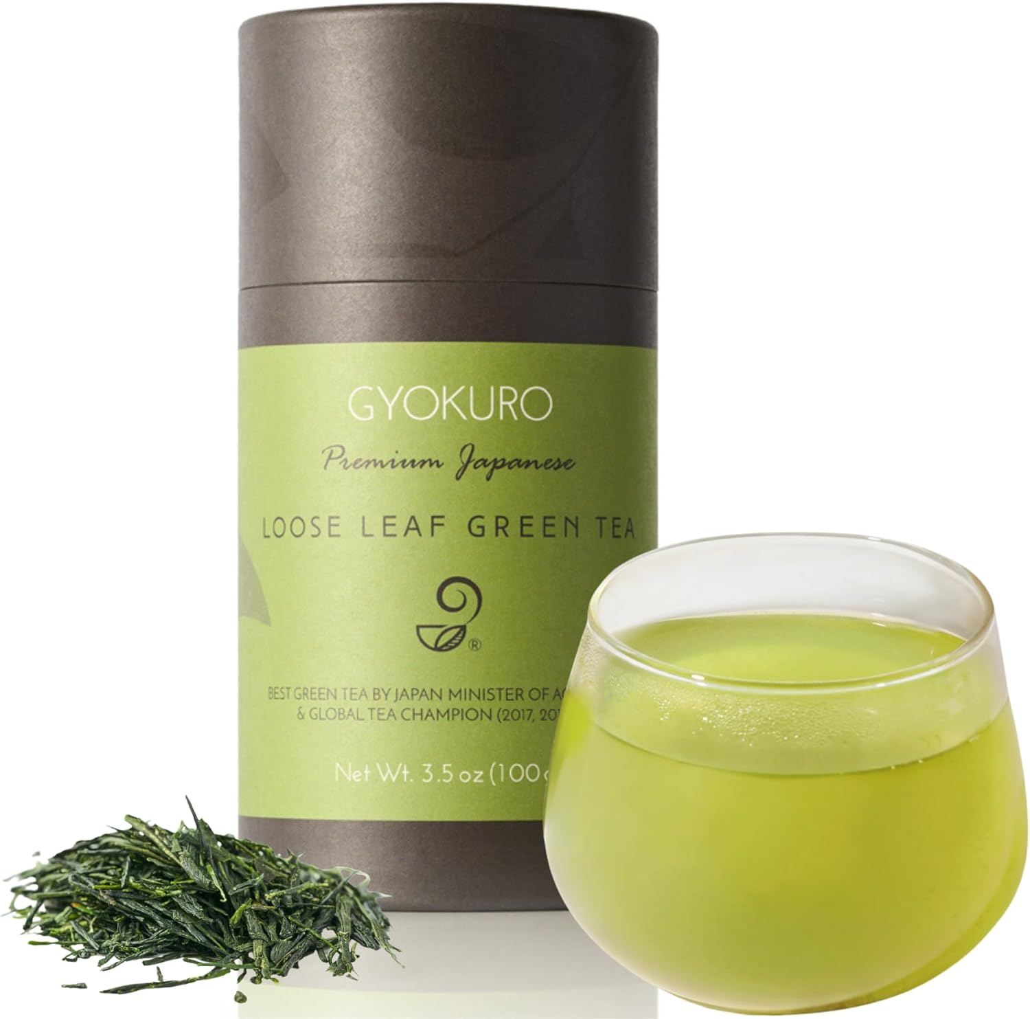 Gyokuro Green Tea &ndash; Japanese Green Tea Loose Leaf &ndash; Yabukita High Caffeine Tea &ndash; Rich Green Tea Loose Leaf &ndash; Vegan and All-Natural Japanese Green Tea &ndash; 3.5Oz 100G image number 4