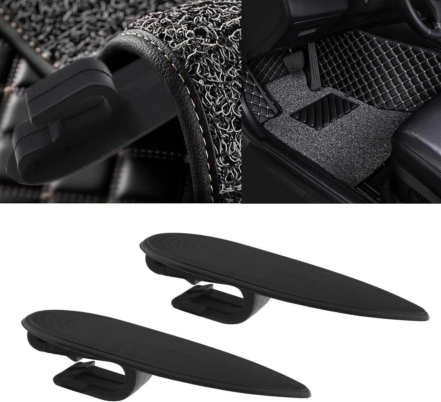 Ecsing 20Pcs Car Floor Mat Clips Replacement Plastic Car Floor Mat Fixing Clips anti Slip Buckle Carpet Mat Clip Retainer Accessories for Car SUV Truck ATV image number 6