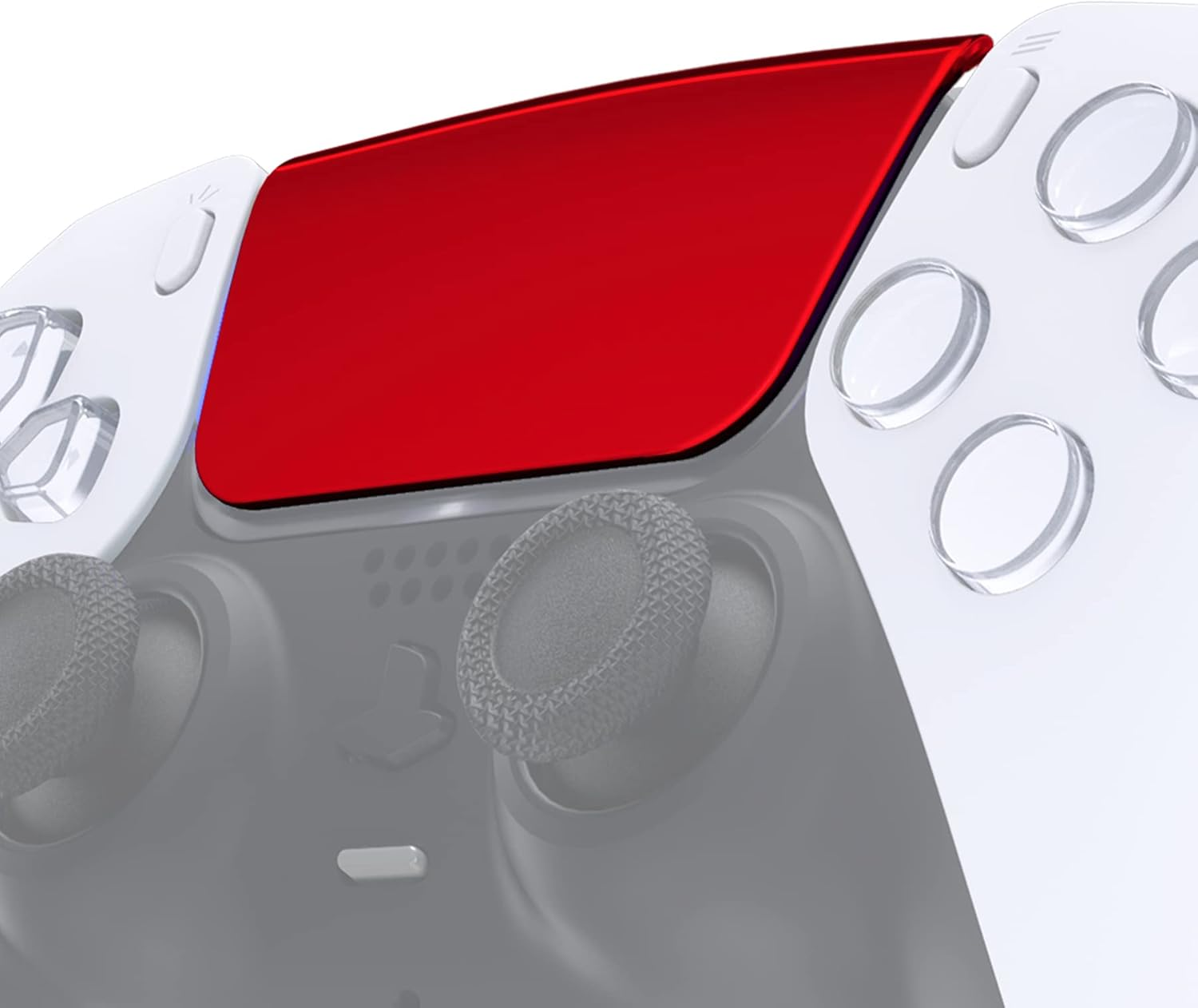 Extremerate Chameleon Purple Blue Replacement Touchpad Cover Compatible with Ps5 Controller BDM-010 020 030 040 050, Custom Part Touch Pad Compatible with Ps5 Controller - without Controller