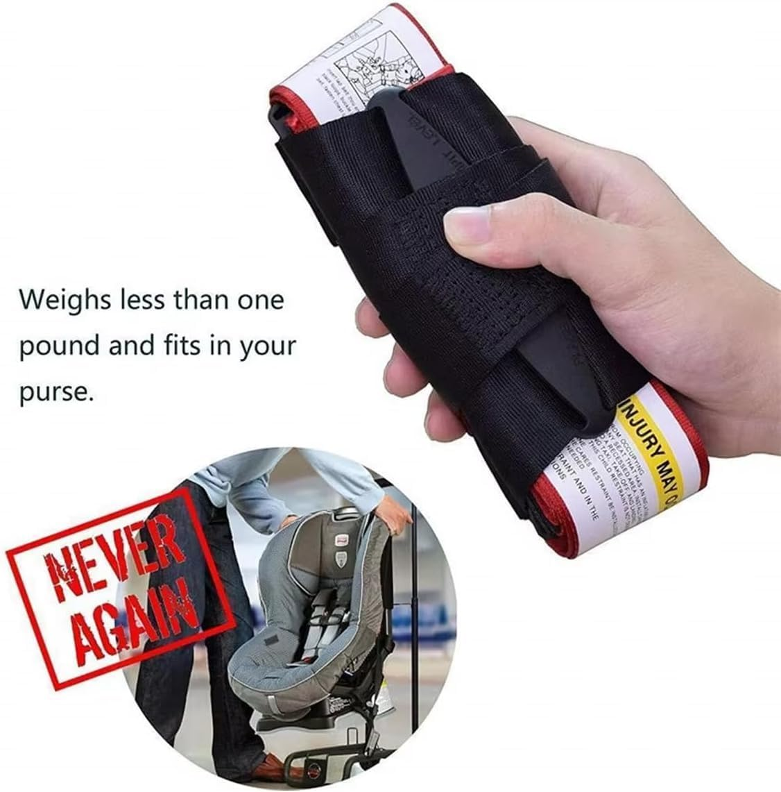 Child'S Airplane Safety Harness - Adjustable Travel Strap with Secure Chest Clip for Safe Air Travel, Fits 22-44 Lbs Children image number 3