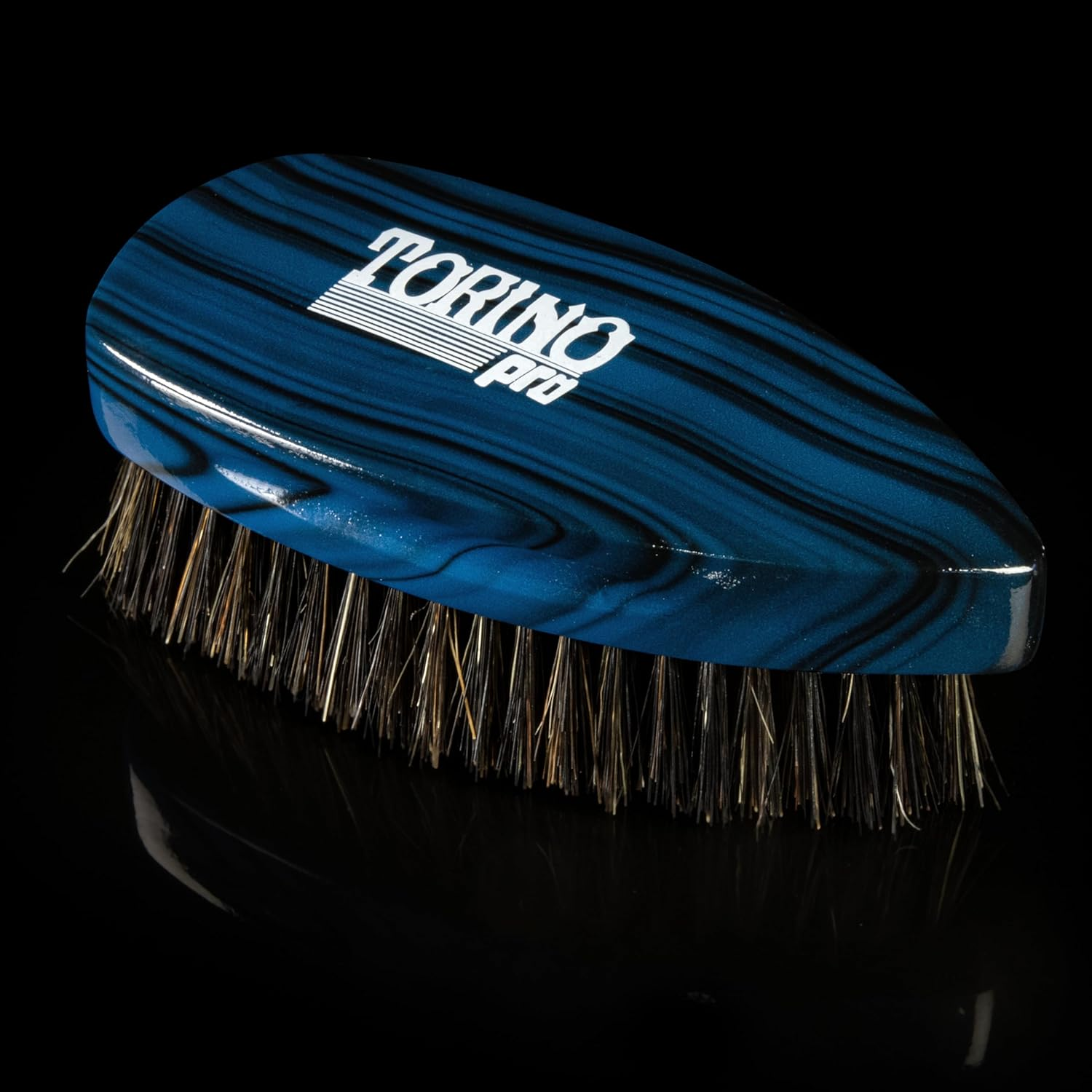TORINO PRO WAVE BRUSHES by BRUSH KING Torino Pro Wave Brush #241 - Medium Pointy Palm - Extra Long Bristles - Great Workhorse to Use during Your Brush Sessions image number 5