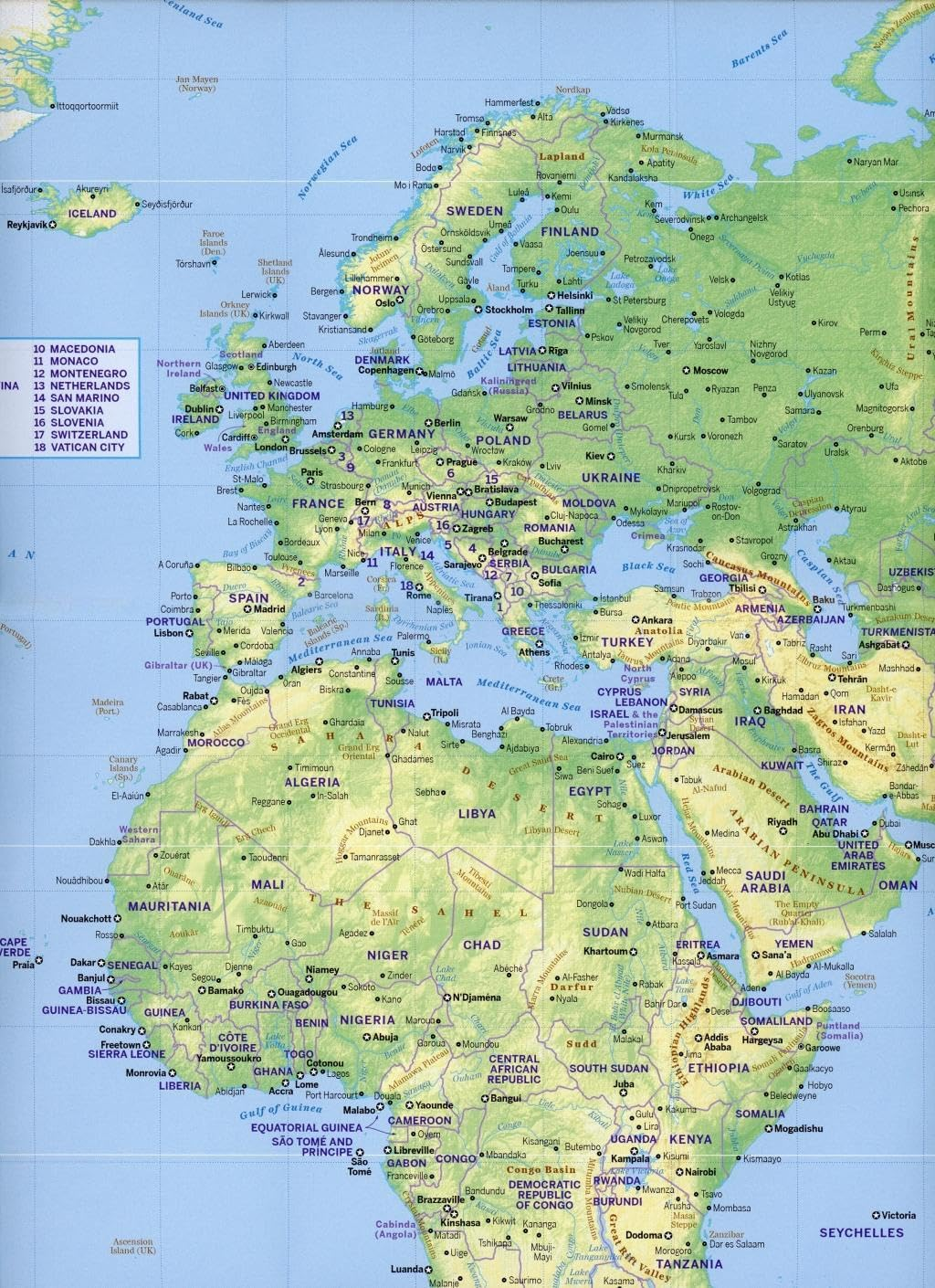 Lonely Planet the World Planning Map