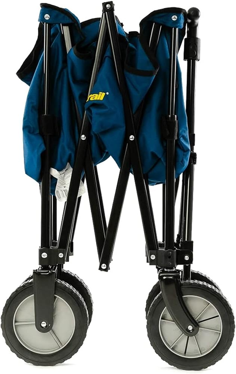 Oztrail Collapsible Camp Wagon - Whether Going to the Markets, Beach or Picnic, the Small Packdown Size, yet Large Volume with Sturdy Construction, This Is the Ideal Wagon to Move Your Gear.