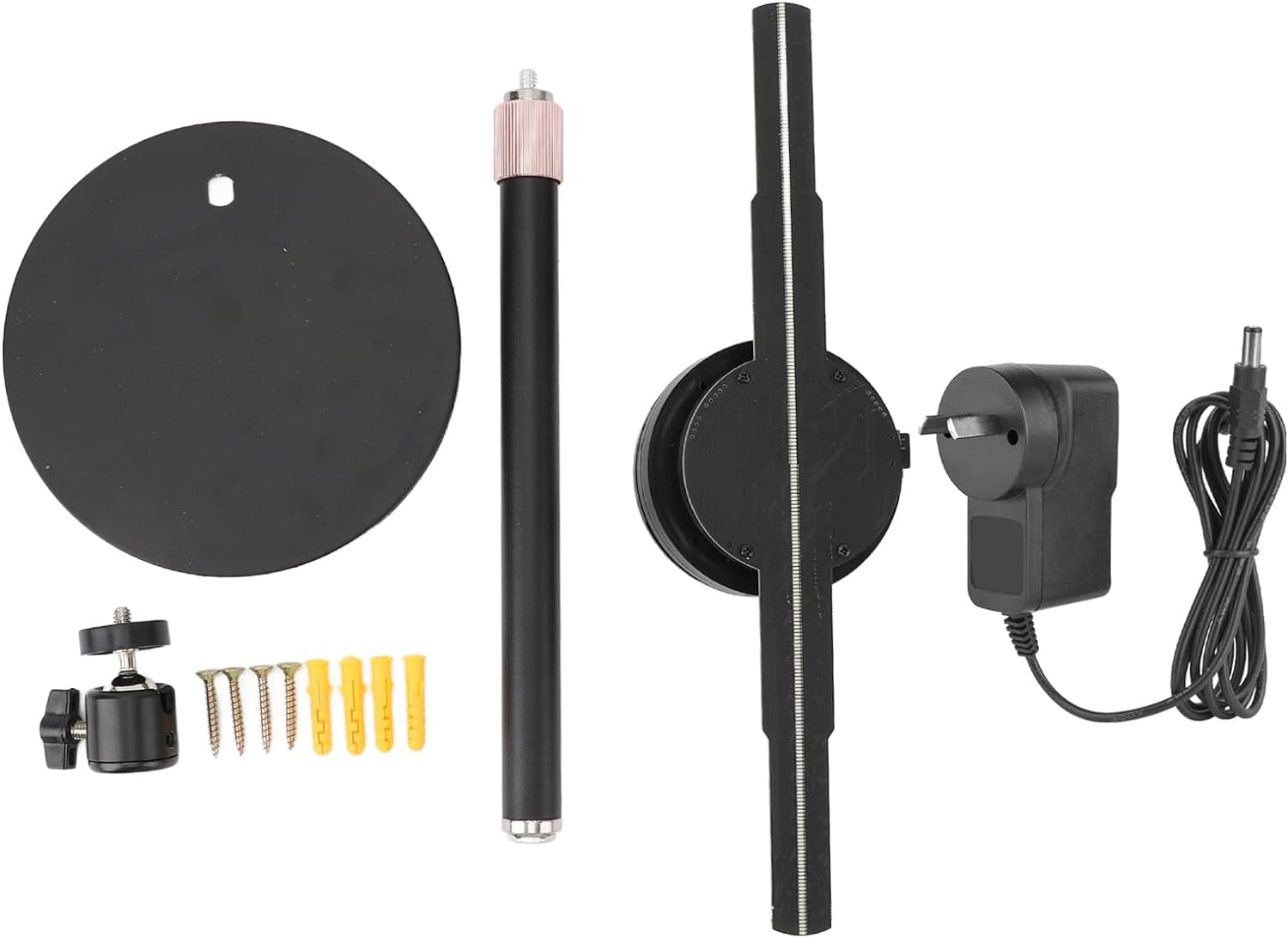 3D Hologram Fan, 1024 X 1024P 3D Hologram Advertising Display Fan 11 Inch with 256 LED Beads, for Business Store Signs, Bar, Casino, Party, Halloween Missyou (AU Plug) image number 6