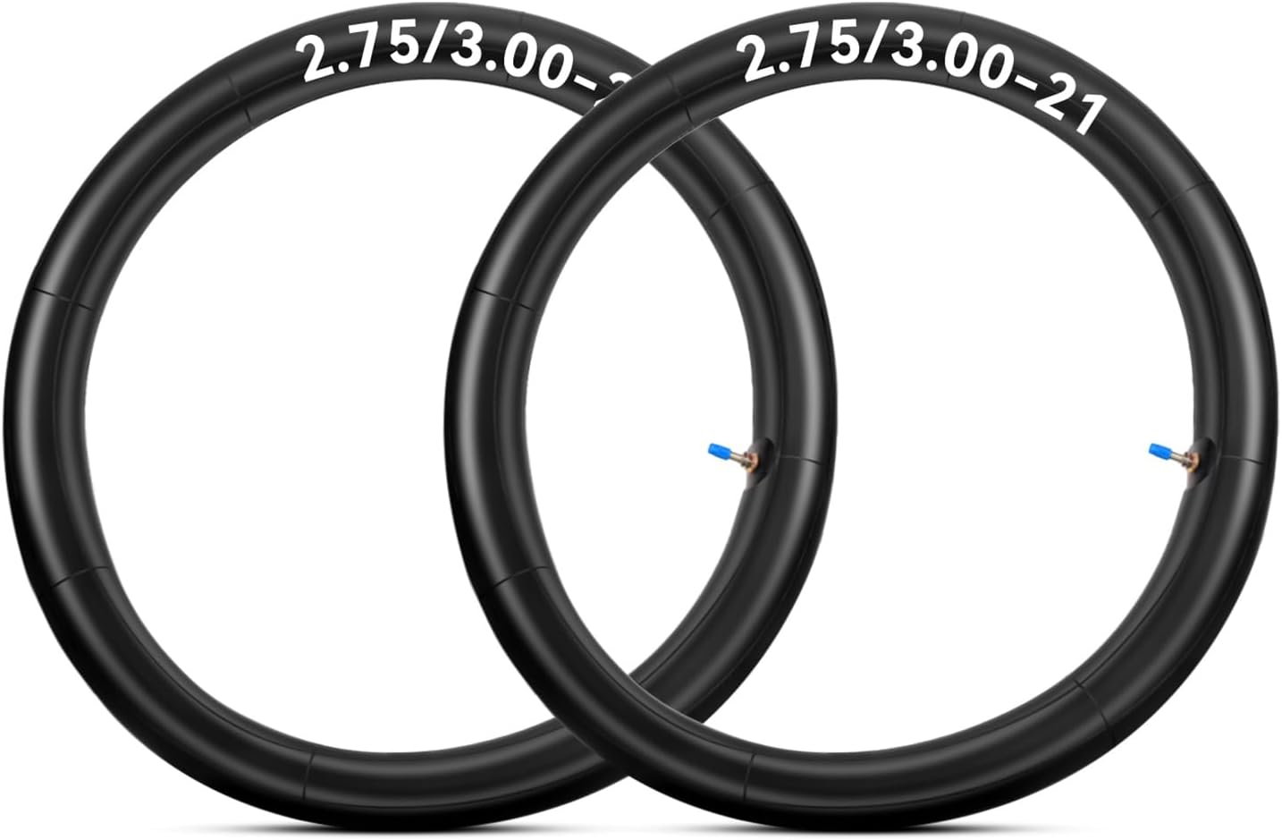 HIAORS 2.75/3.00-21 off Road Motorcycle Inner Tubes with Staight Valve Stem for 90/80-21, 90/90-21, 100/80-21 Chinese Dirt Bikes, Pit Bikes, Trail Bikes Pack of 2 image number 4