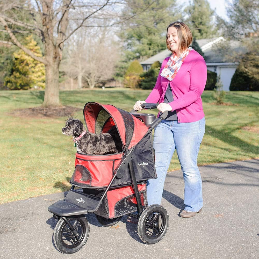 Gen7Pets Jogger Pet Stroller, Red image number 6