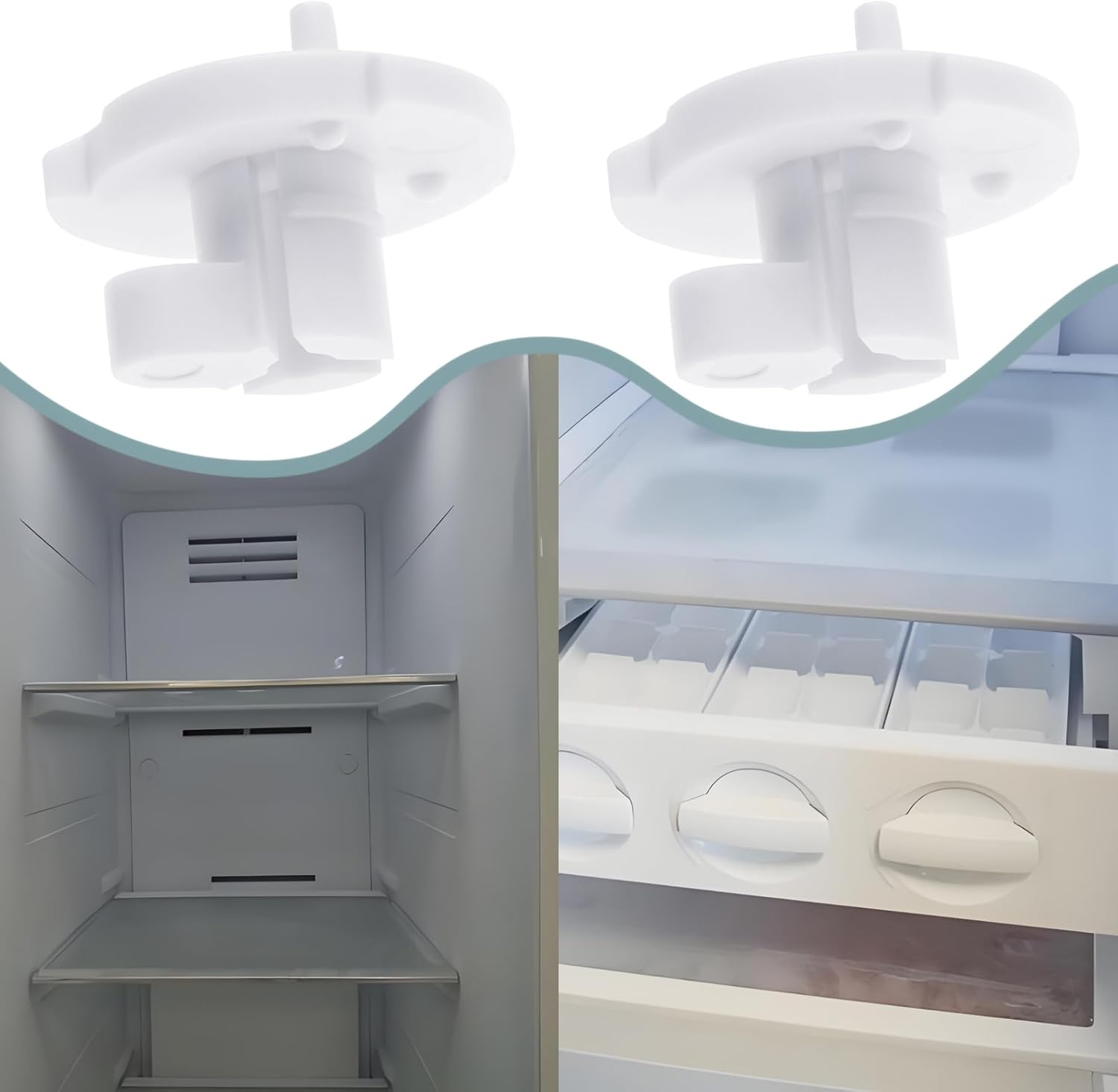 4Pcs Fridge Vent Clip Vent Closing Turnbuckle Clip 295176601 Compatible with Dometic L100 L200 White Closing Locking Screw Clip for Motorhome or Caravan image number 5