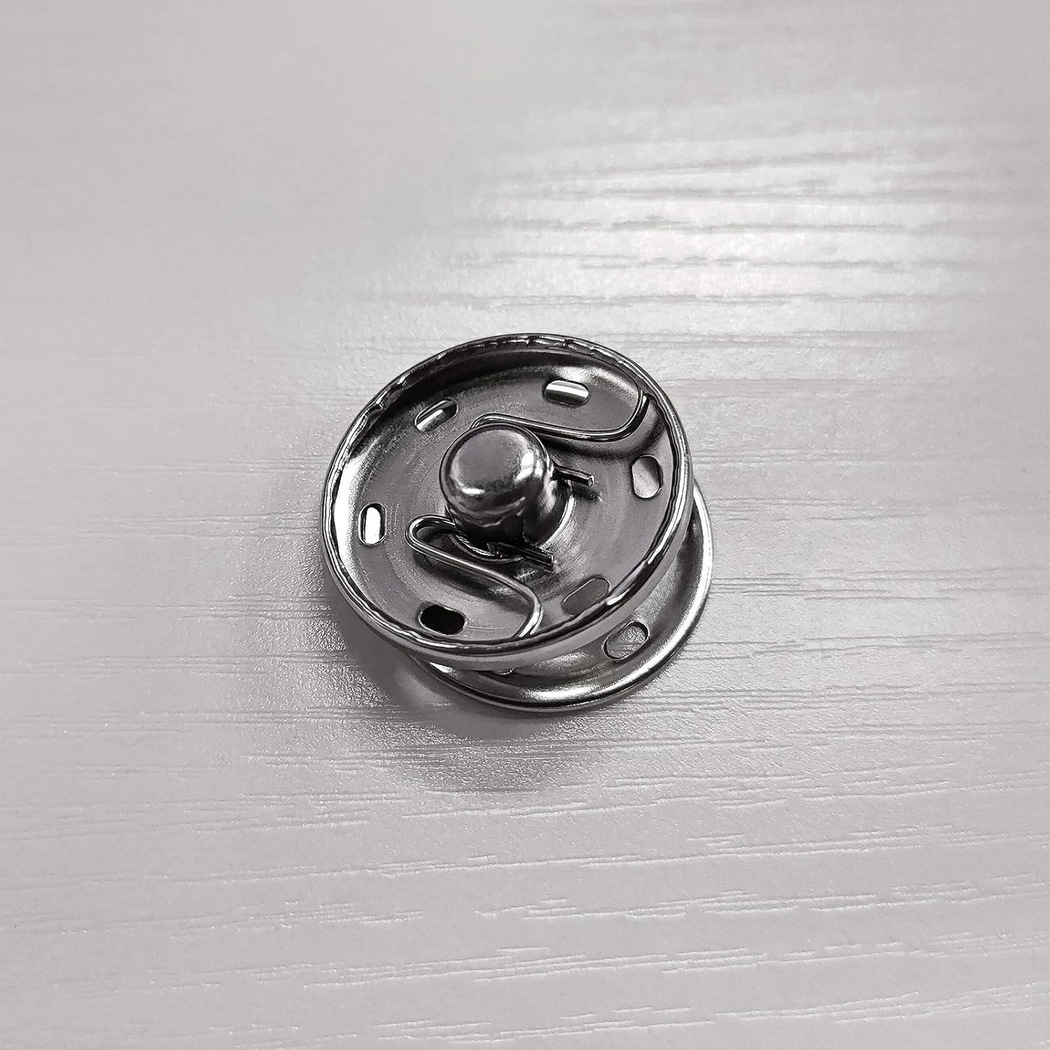 SING F LTD 20 Sets Sew-On Snap Fasteners Sewing Press Studs Buttons for Clothing Woolen Coats Windbreakers Jackets - Bronze/Silver/Black image number 2