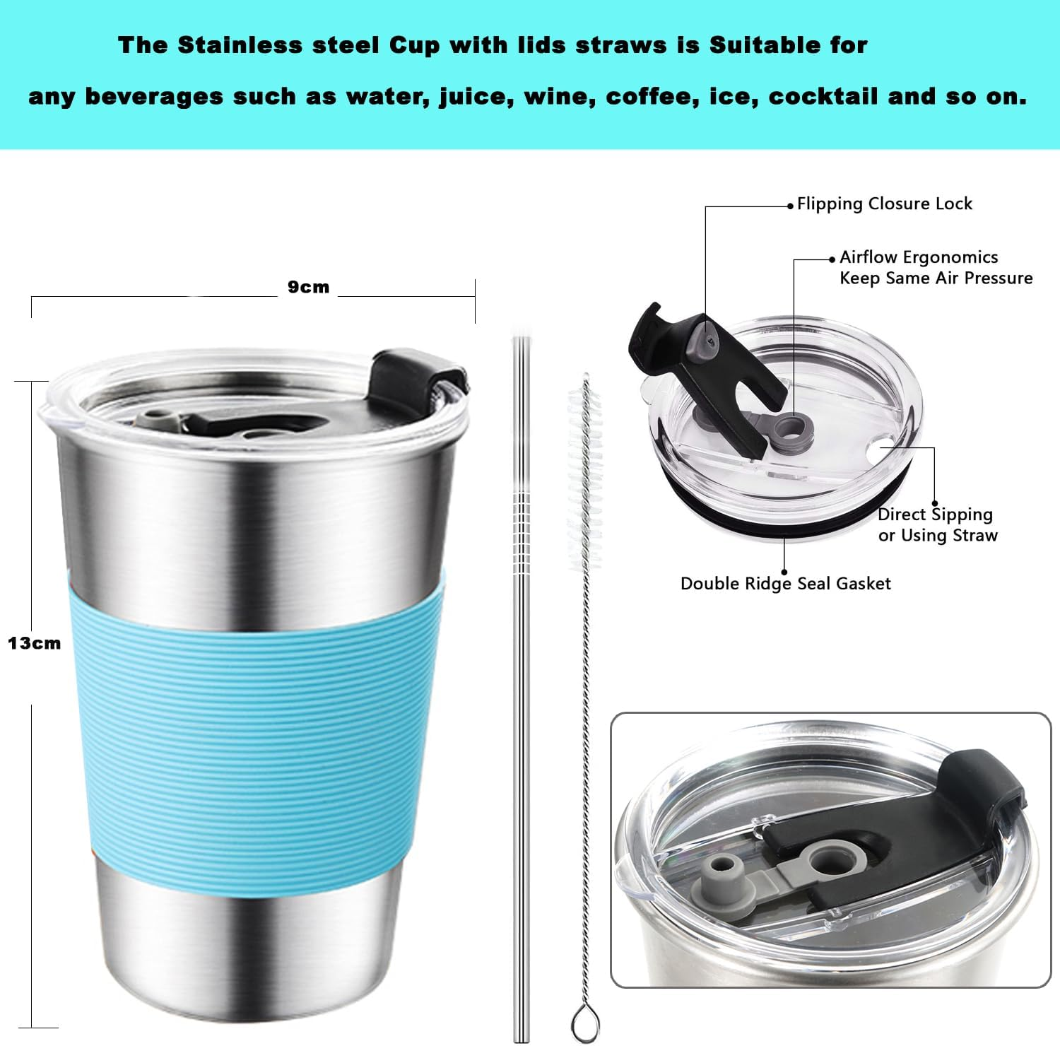 12Pcs Camping Mess Kit Camping Dishes Set Stainless Steel Tableware Mess Kit Includes Plate Bowl Cup Spoon Fork Knife in Mesh Bags for Camping Backpacking & Hiking for 1 Person&hellip; image number 4